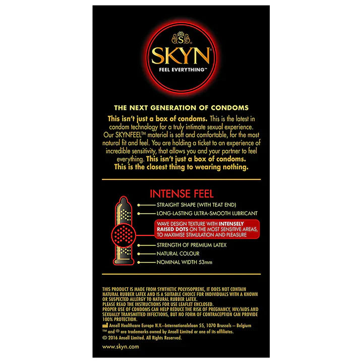 SKYN Intense Feel Kondome 10 Stück latexfrei intensiv